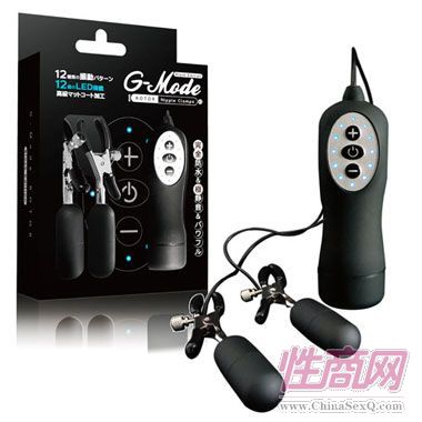 G-Mode ROTOR Nipple Clamps BlackEdition-Ů A(y)[D